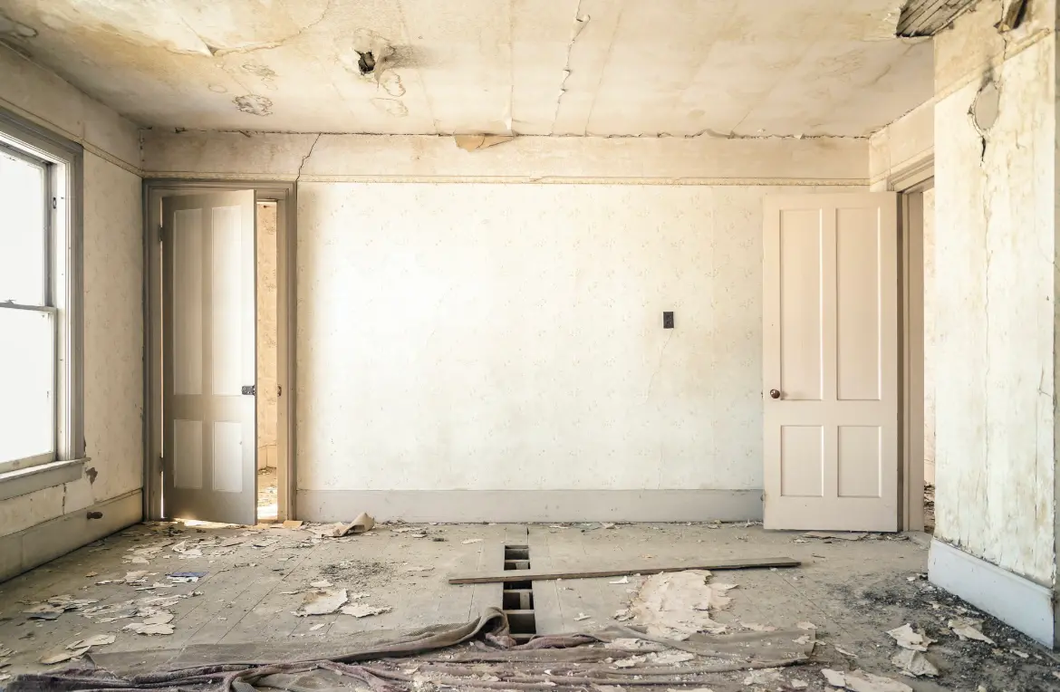 Waste disposal crew managing a cleanout project in Pikesville